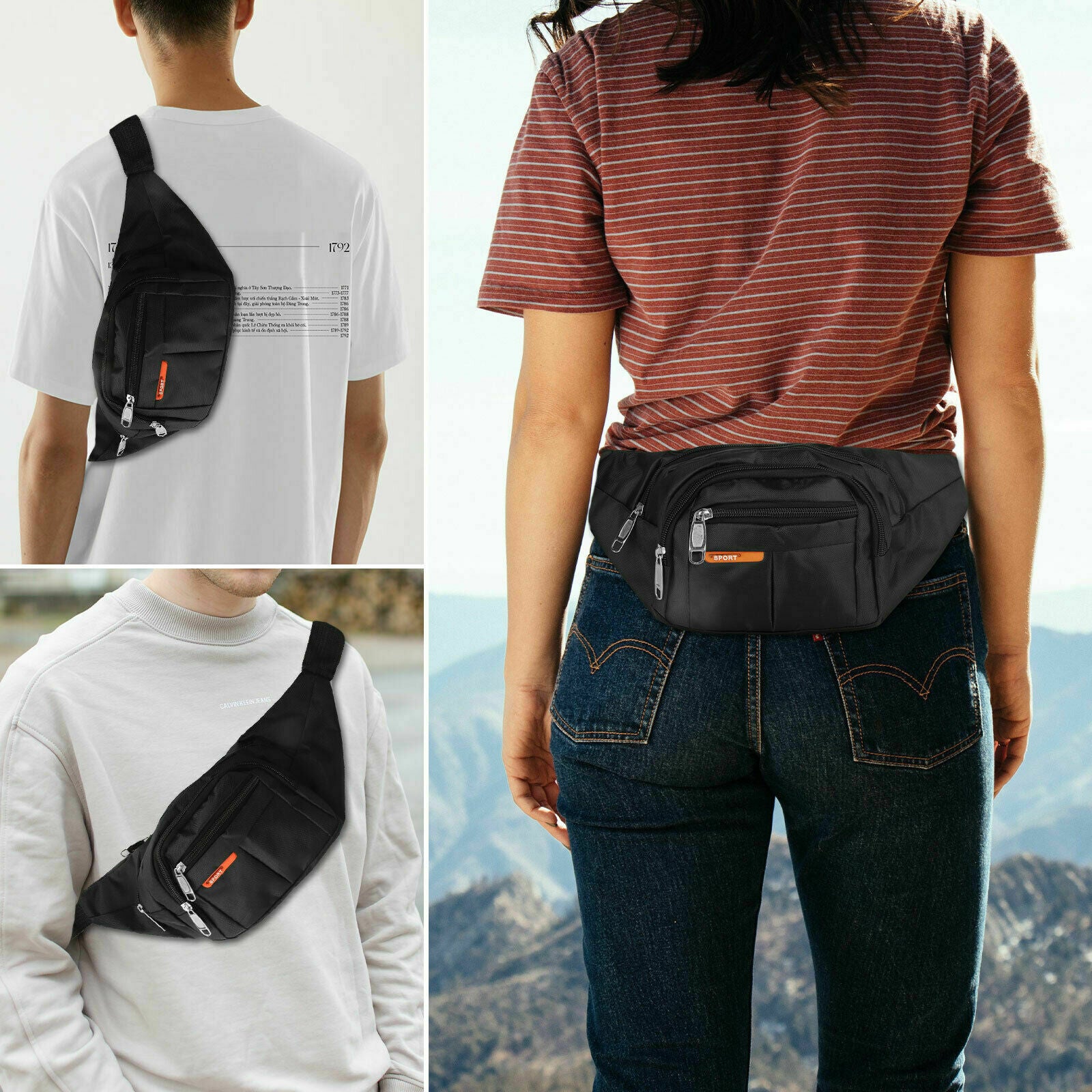 Travel-Ready Unisex belt Bag