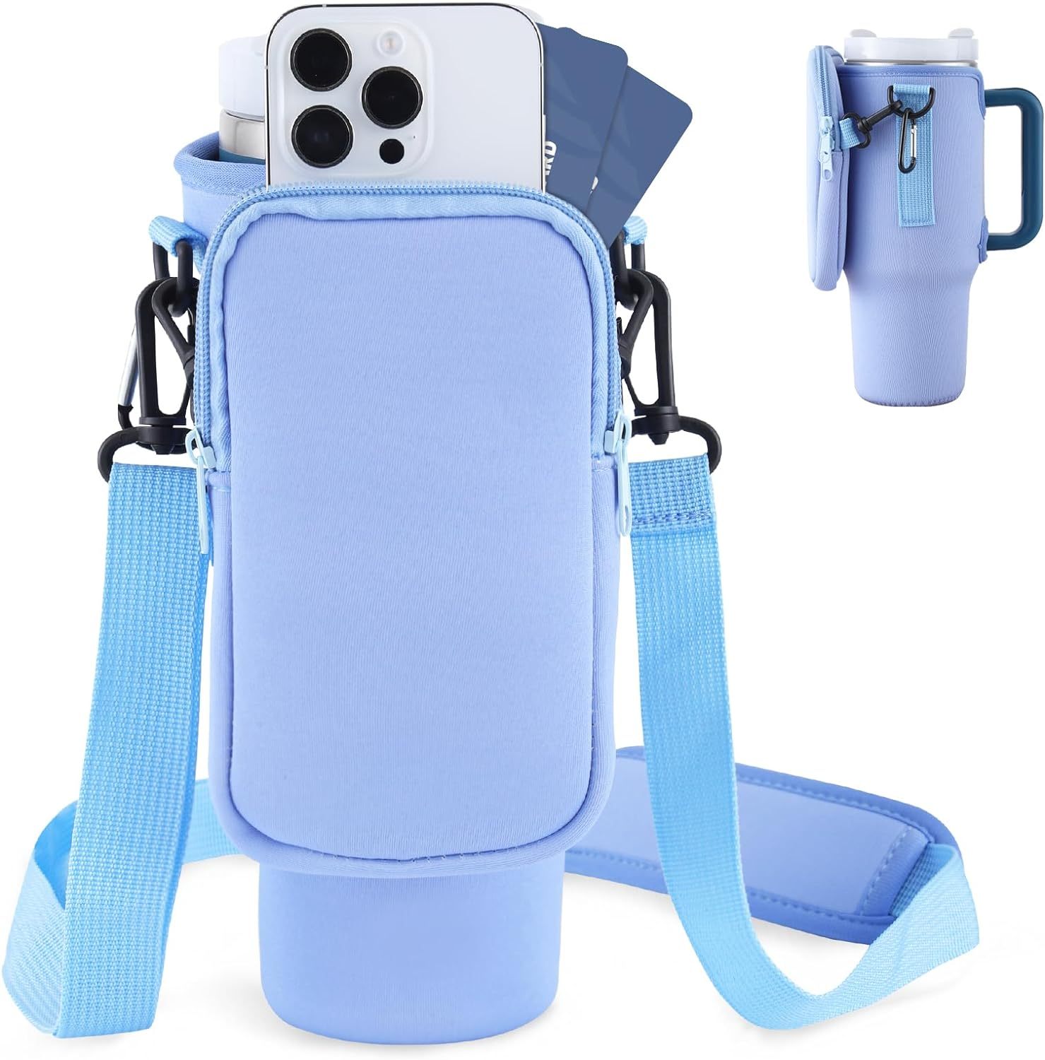 Water bottle carrier bag