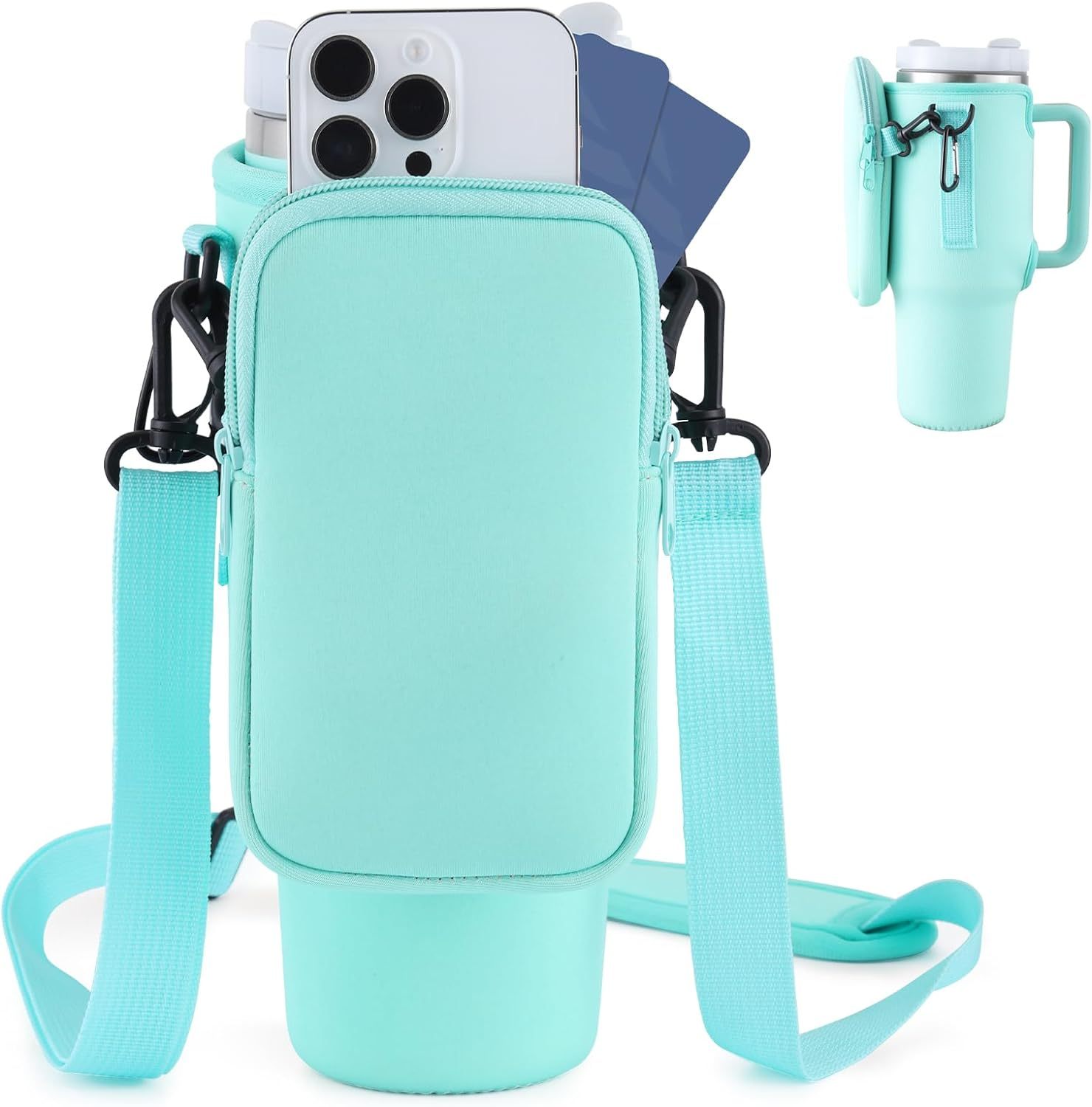 Water bottle carrier bag