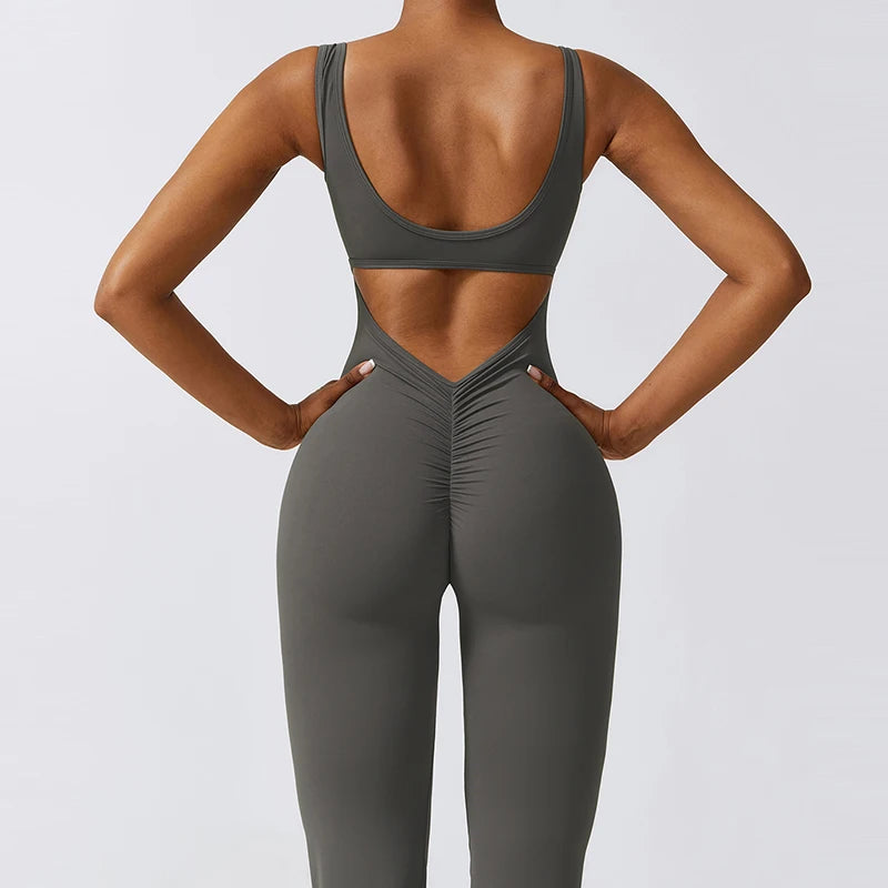 V-Back Fitness Romper