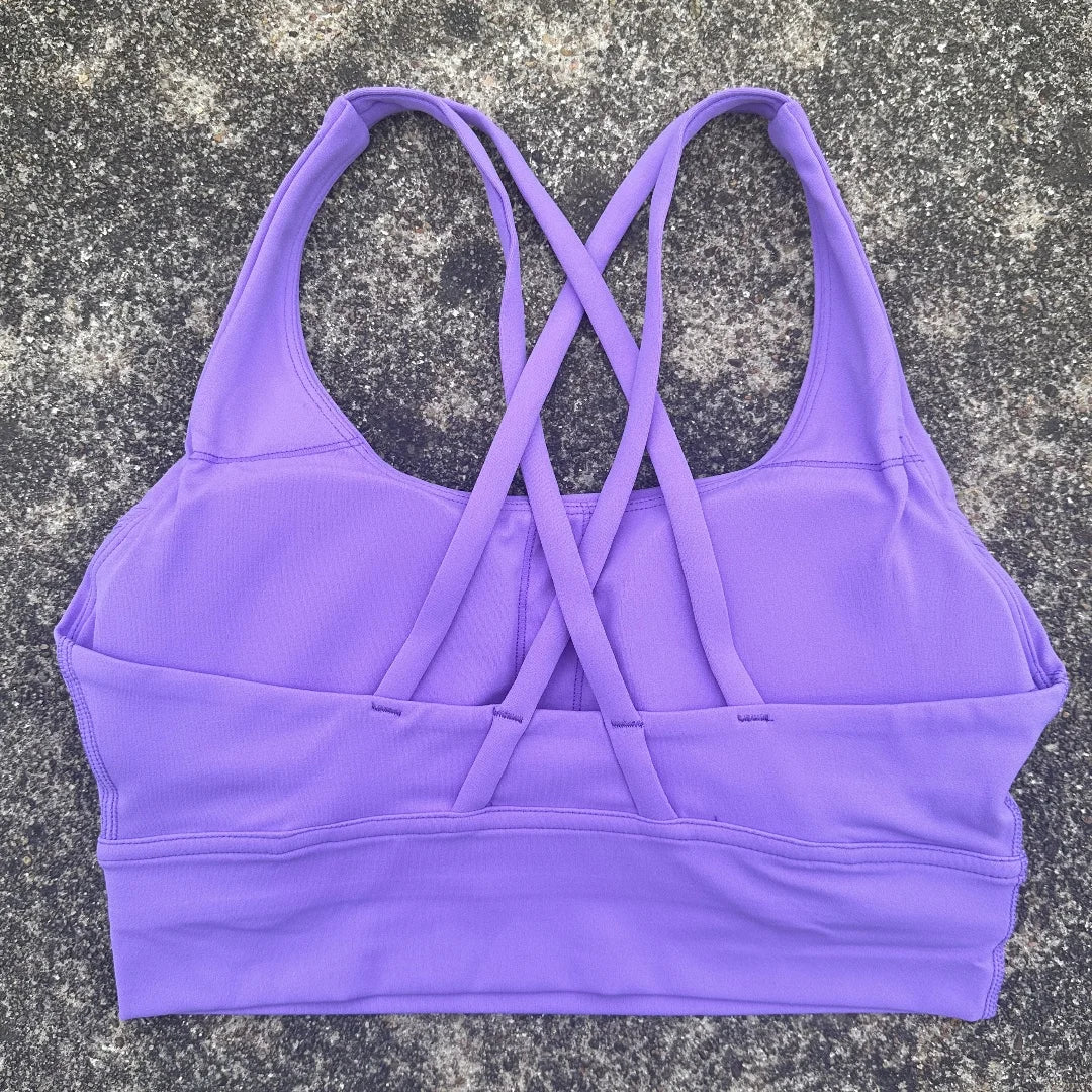 Cross Back Fitness Bra