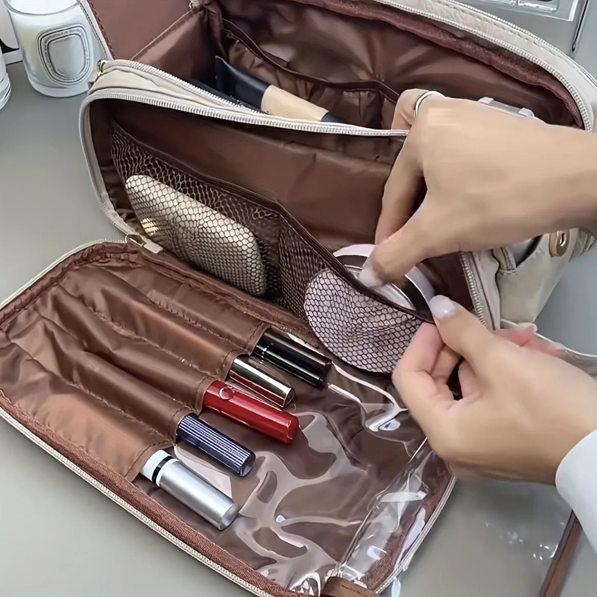 Spacious Makeup Bag