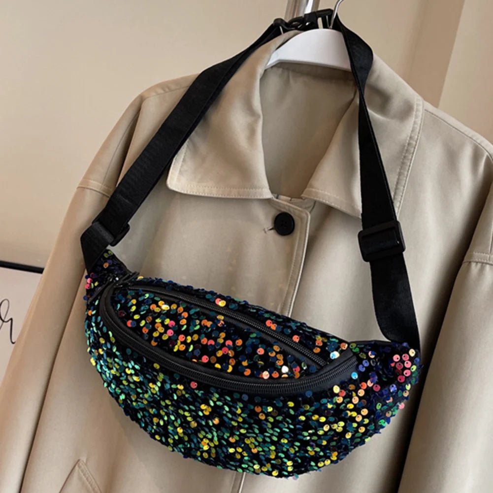 Glitter glam fanny waist pack