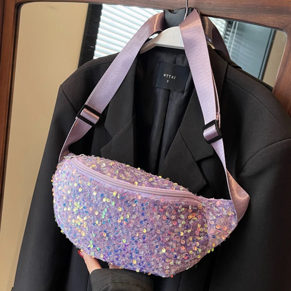 Glitter glam fanny waist pack